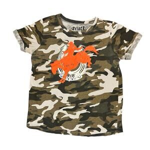 Cruel Denim Camo Western Cowboy Desert Print Tee Shirt Size Large